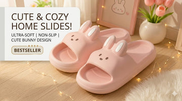 Cute Rabbit Unisex Slippers: Step Into Ultimate Comfort & Style for Your Home